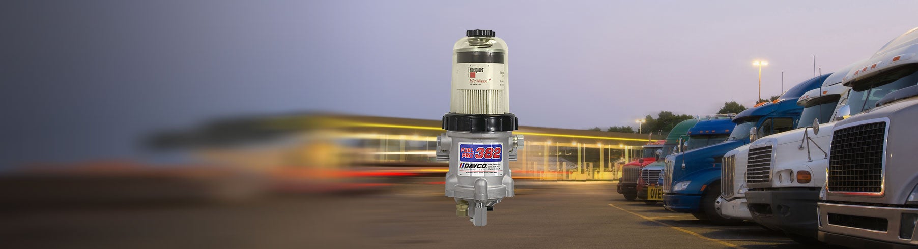 Industry standard for diesel engines <br>with flow rates up to 180GPH